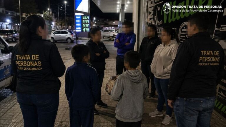 Niños vendiendo golosinas en la vía pública