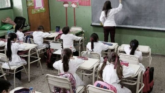 Estudiantes argentinos en una prueba PISA