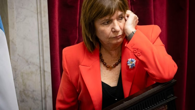 Patricia Bullrich, presidenta del bloque de La Libertad Avanza en el Senado