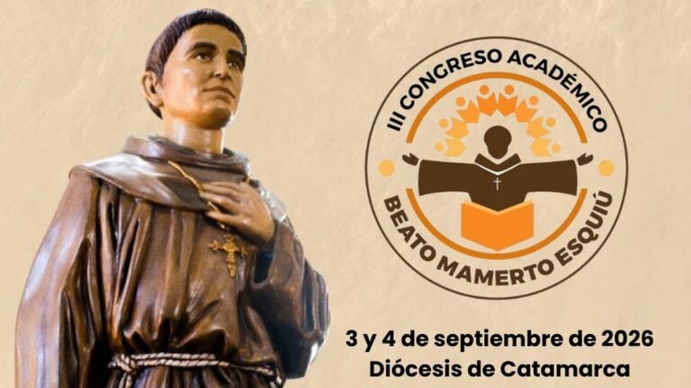 Cartel del III Congreso Académico Beato Mamerto Esquiú en Catamarca