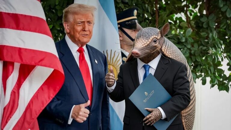 Donald Trump y Javier Milei en una reunión