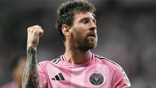 Lionel Messi con la camiseta de Inter Miami