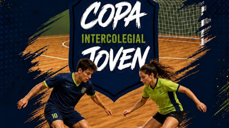 Polideportivo de Huillapima durante la Copa Intercolegial Joven de futsal mixto