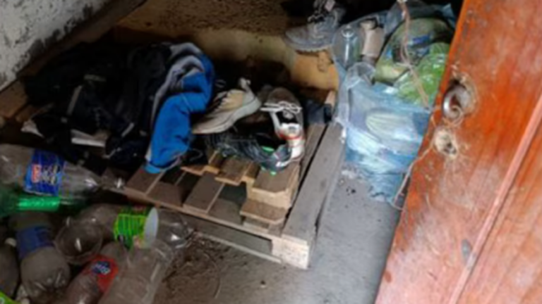 Fotografía de la finca en Cerrillos donde se detectaron condiciones de explotación laboral