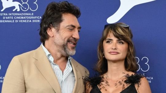 Penélope Cruz y Javier Bardem en un evento