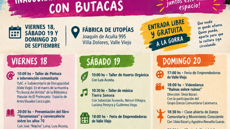 Centro de Cultura y Trabajo Comunitario Villa Dolores durante el Pequeño Festival de Primavera