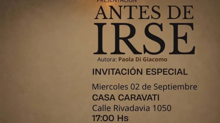 Presentación del libro 'Antes de irse: el umbral de la decisión' en Casa Caravati