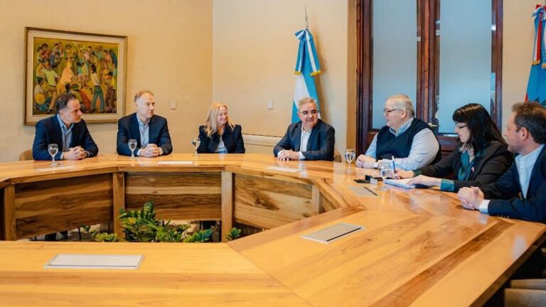 Reunión en Casa de Gobierno entre autoridades y representantes de AbraSilver