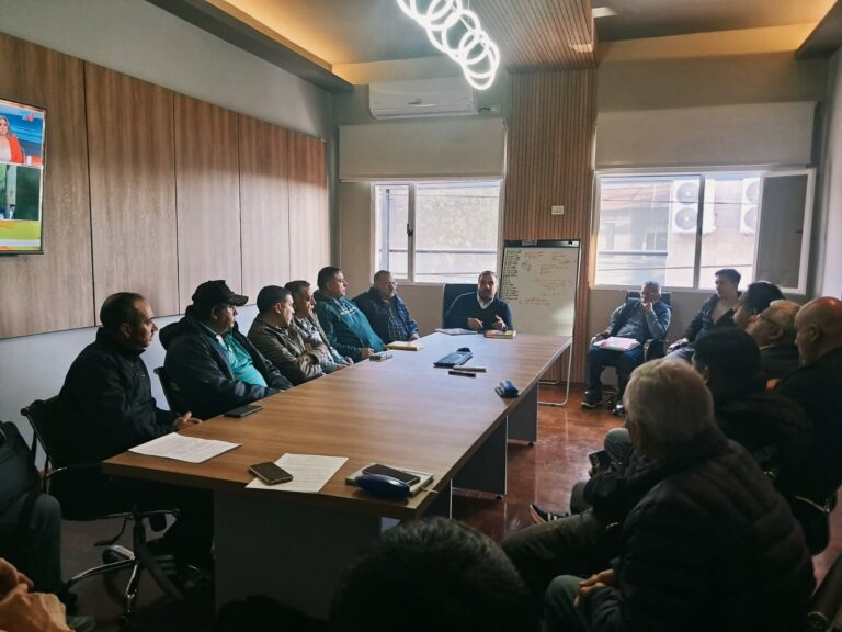 Reunión de Vialidad Provincial con delegados del interior